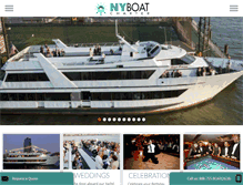 Tablet Screenshot of nyboatcharter.com